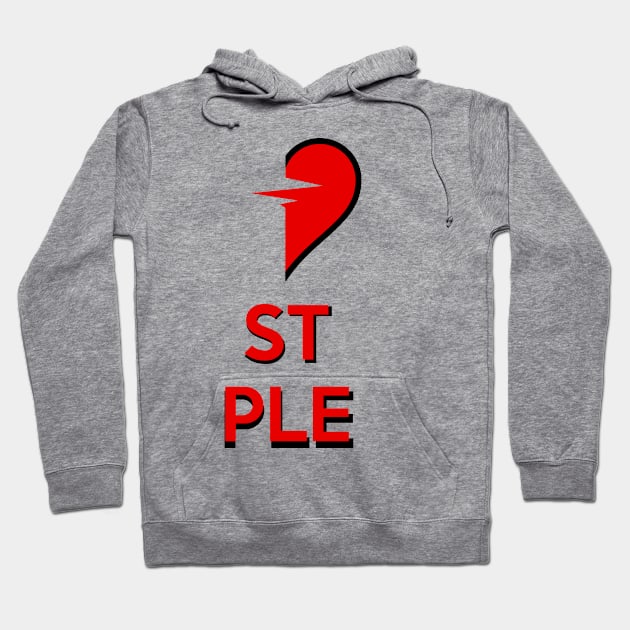 left heart of the best couple Hoodie by smartass